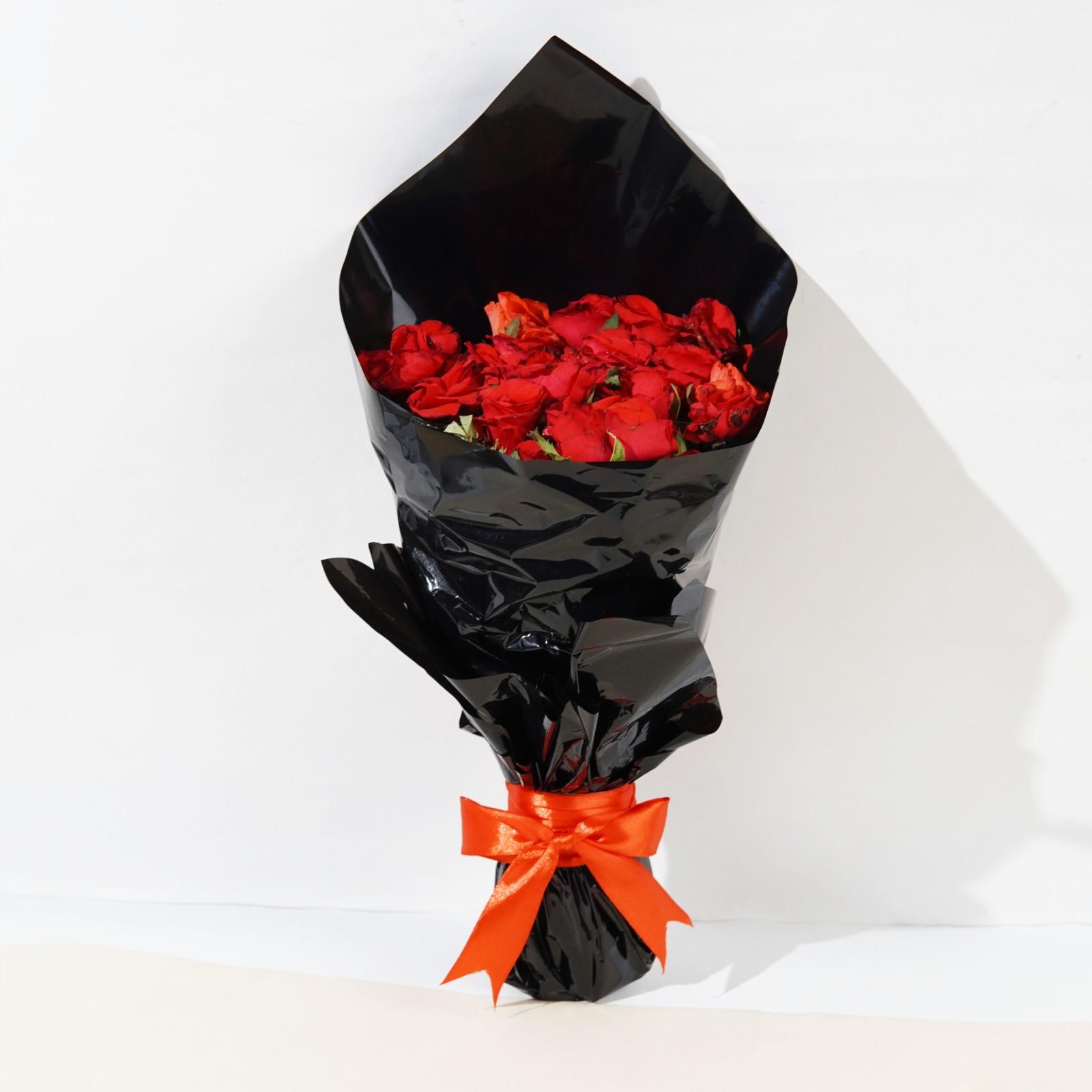FlowerBouquetIconicLuxuryChocolate Scarlet Charm Bouquet - Image 1