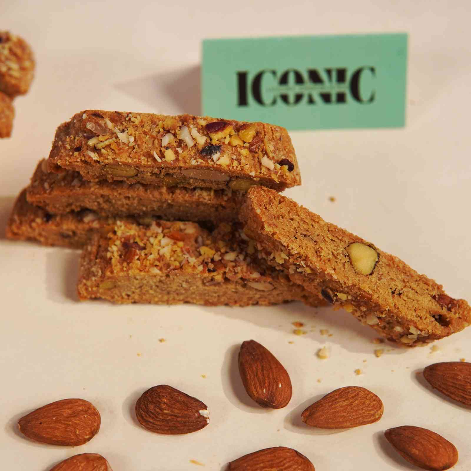 Pi7_image_tool (2) Almond Biscotti, 250g - Image 1