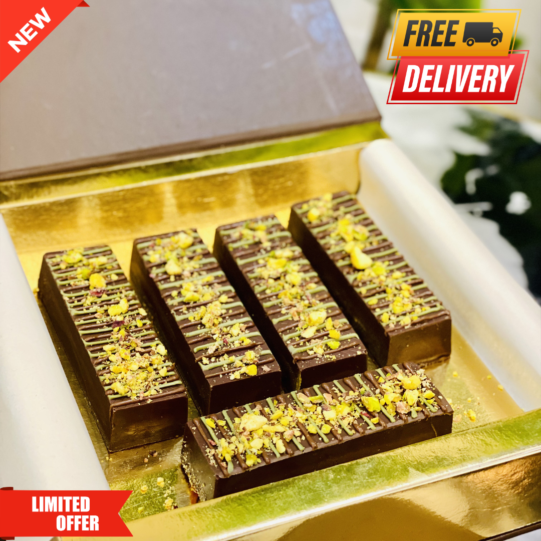 ICONIC (1080 x 1080 px) (4) Dubai Kunafa Chocolate – 5 Pieces - Image 1